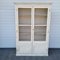 Patinated Bookcase with Showcase, 1930s, Image 1