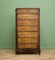 19th Century French Tall Inlaid Walnut Chest of Drawers, Image 1