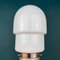 White Opaline Glass Table Lamp, Italy, 1970s, Image 6