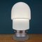 White Opaline Glass Table Lamp, Italy, 1970s, Image 7
