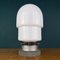 White Opaline Glass Table Lamp, Italy, 1970s 1