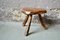 Carved Tripod Stool, 1960s 1