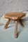 Carved Tripod Stool, 1960s 4