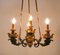 19th Century French Empire Ormolu Bronze 4-Light Chandelier 6