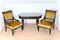 Salon Table & Armchairs from H. Makart, Set of 3, Image 1