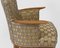 Art Deco Upholstered Maple Armchair in the style of Hille, 1930s 3