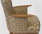 Art Deco Upholstered Maple Armchair in the style of Hille, 1930s, Image 3