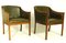 Leather Lounge Chairs by Ole Wanscher for Poul Jeppesens Furniture Factory, 1950s, Set of 2 2