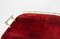Rot lackierter Servierwagen aus Pergament Pergament & Vergoldetem Metall von Aldo Tura für Tura Milano, 1950er 6