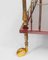 Carrello per bevande laccato rosso in pergamena e metallo dorato di Aldo Tura per Tura Milano, anni '50, Immagine 13