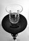 Italienische Art Deco Kerzenständer aus schwarzem Kristallglas, 1985, 2er Set 14
