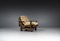 Lounge Chairs in Softwood and Leather, France, 1960s, Set of 2, Image 12