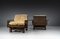 Lounge Chairs in Softwood and Leather, France, 1960s, Set of 2 5