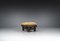 Lounge Stool in Softwood and Leather, France, 1960s 4