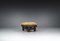 Lounge Stool in Softwood and Leather, France, 1960s, Image 4