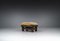 Lounge Stool in Softwood and Leather, France, 1960s, Image 12