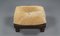 Lounge Stool in Softwood and Leather, France, 1960s 18