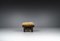 Lounge Stool in Softwood and Leather, France, 1960s, Image 3