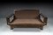 2-Seater Lounge Sofa in Softwood and Leather, France, 1960s, Image 16