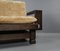 3-Seater Lounge Sofa in Softwood and Leather, France, 1960s 21