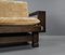 3-Sitzer Lounge Sofa aus Weichholz & Leder, Frankreich, 1960er 21