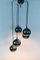 Golden Cascade 5-Ball Ceiling Lamp, Italy, 1980s 10