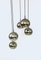 Golden Cascade 5-Ball Ceiling Lamp, Italy, 1980s, Image 14