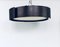 Postmodern Round Bentwood and Marble Pendant Lamp, 1980s 1