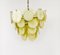 Murano Glass Disc Chandelier from Vistosi, Italy, 1960s 1