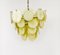 Murano Glass Disc Chandelier from Vistosi, Italy, 1960s, Image 1