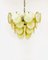 Murano Glass Disc Chandelier from Vistosi, Italy, 1960s 14