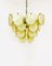 Murano Glass Disc Chandelier from Vistosi, Italy, 1960s, Image 14