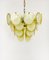 Murano Glass Disc Chandelier from Vistosi, Italy, 1960s 13
