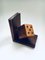 Arts & Crafts Wooden Dice Bookends, Belgium, 1920s, Set of 2 6