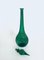 Quilted Empoli Glass Decanter with Stopper, Italy, 1960s 5