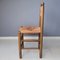 Wooden Chairs with Rush Seats and Backrests, 1960s, Set of 2, Image 6