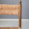 Sillas de madera con asientos y respaldo Rush, años 60. Juego de 2, Imagen 9