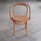 No. 209 Armchair in Blonde Bentwood and Rattan from Ligna, 1970s 1