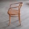 No. 209 Armchair in Blonde Bentwood and Rattan from Ligna, 1970s 4