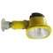 Airport Runway Sconce in Yellow Metal and Glass 1