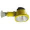 Airport Runway Sconce in Yellow Metal and Glass, Image 1
