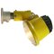 Airport Runway Sconce in Yellow Metal and Glass 4