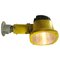 Airport Runway Sconce in Yellow Metal and Glass 12