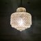 Small Clear Cut Glass Hanging Lamp, 1960s, Image 7