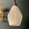 Round White Opaline Glass Pendant Light, 1970s, Image 3