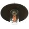 Vintage Rust Iron, Brass and Clear Glass Pendant Light, Image 3