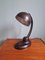 Lámpara de escritorio Bauhaus de baquelita marrón de Eric Kirkman Cole, años 30, Imagen 8