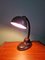 Lámpara de escritorio Bauhaus de baquelita marrón de Eric Kirkman Cole, años 30, Imagen 2