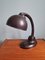Bauhaus Desk Lamp in Brown Bakelite by Eric Kirkman Cole, 1930s, Image 1