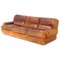 3-Seater Lounge Sofa in Thick Cognac Buffalo Leather, 1970s, Image 4